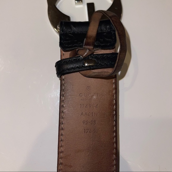 Genuine Gucci leather belt size 95/38 - Picture 3 of 5
